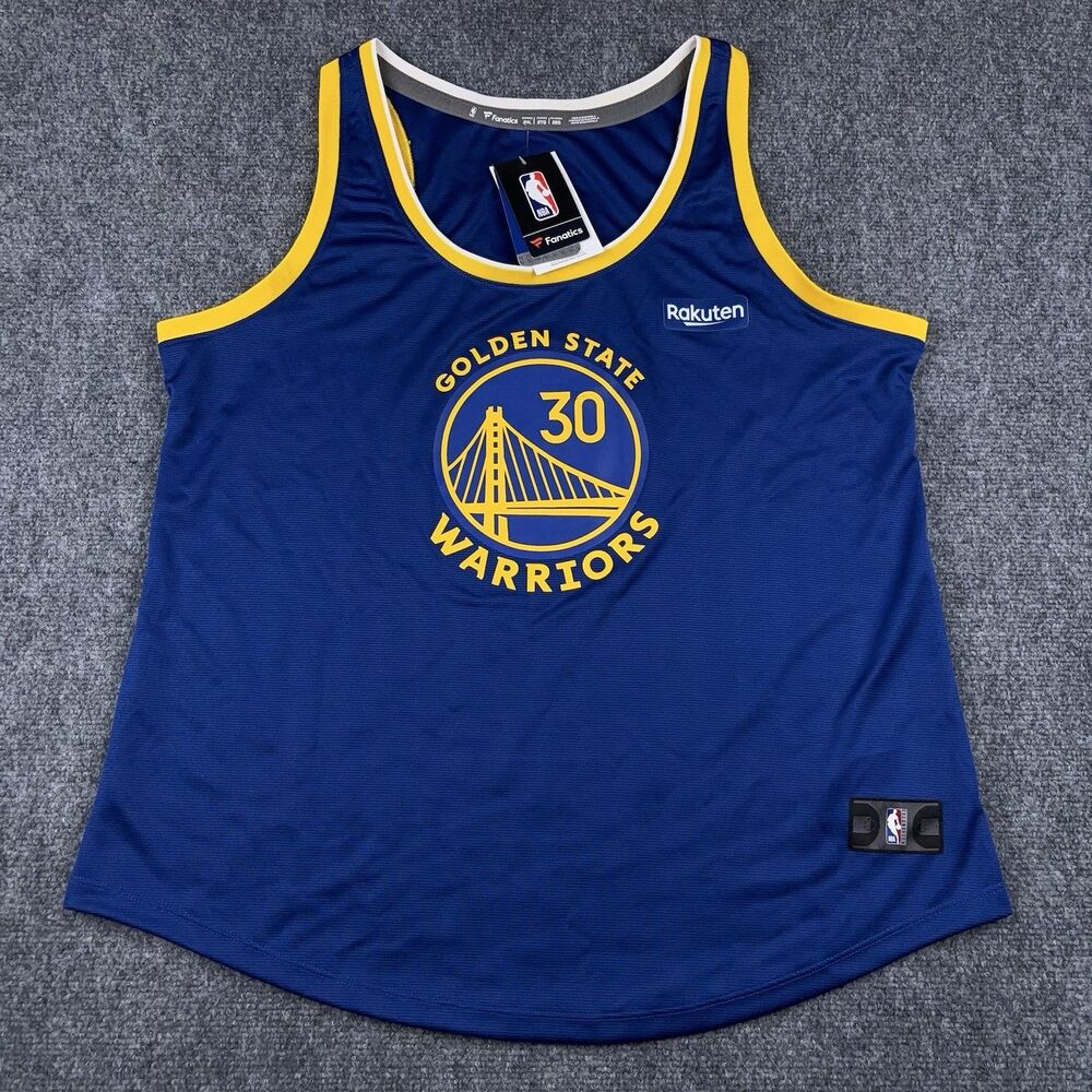 Stephen Curry Warriors Women’s Jersey 2XL Fast Break Icon Royal Fanatics NWT